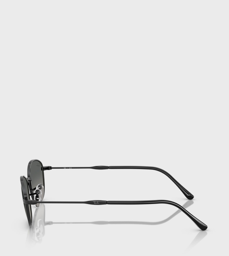 Metal Rim Oval Sunglasses
