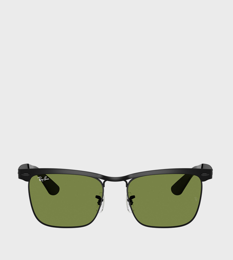 EVOLUTION Metal Frame Square Sunglasses