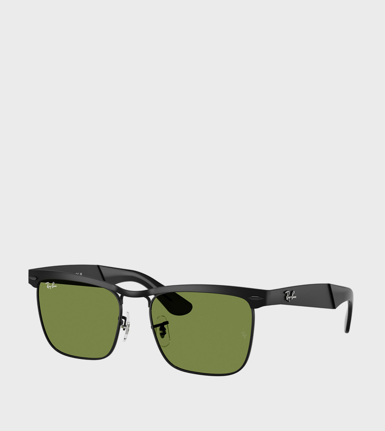 EVOLUTION Metal Frame Square Sunglasses