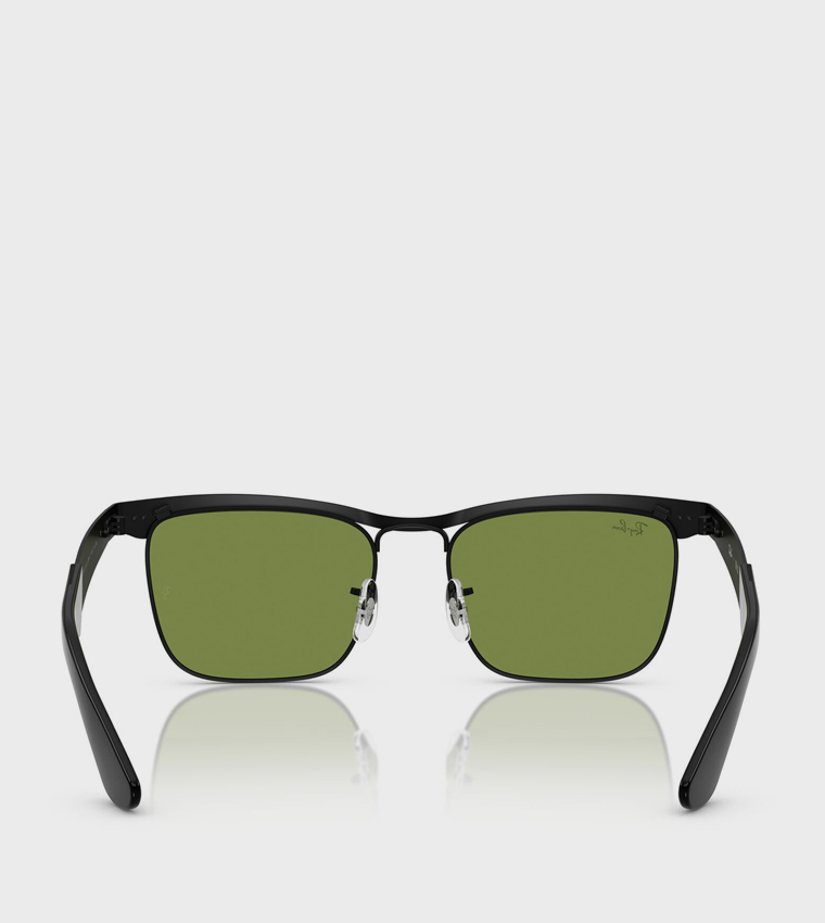 EVOLUTION Metal Frame Square Sunglasses