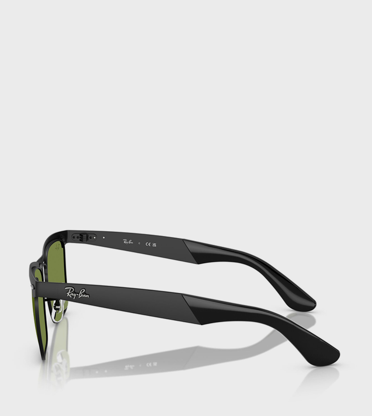EVOLUTION Metal Frame Square Sunglasses