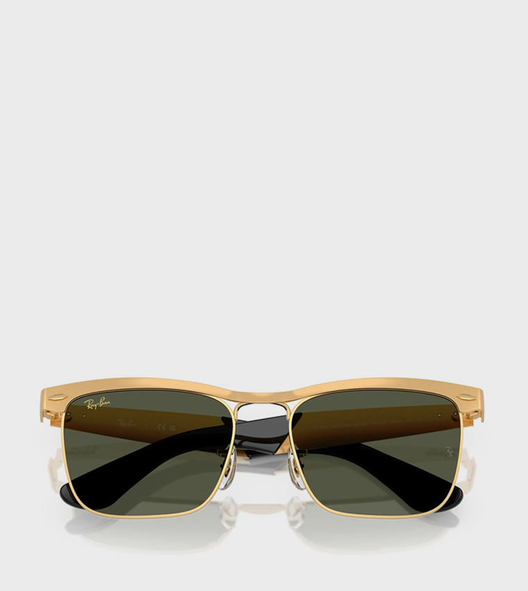 EVOLUTION Metal Frame Square Sunglasses
