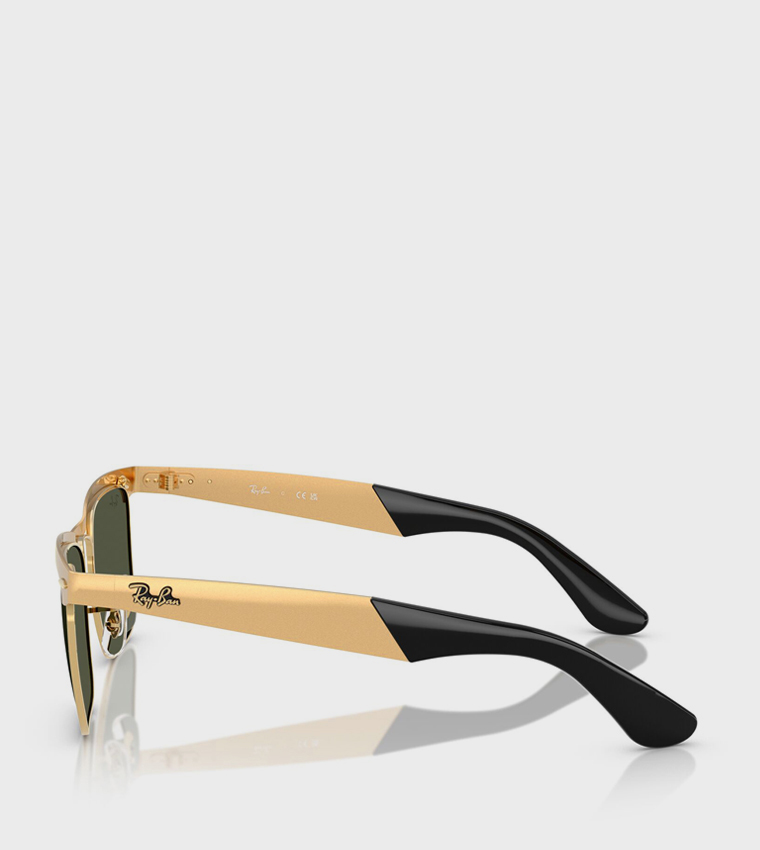 EVOLUTION Metal Frame Square Sunglasses
