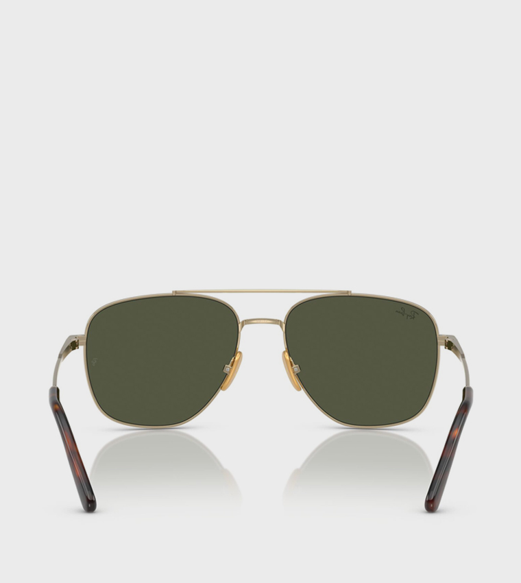 Metal Rim Aviator Sunglasses