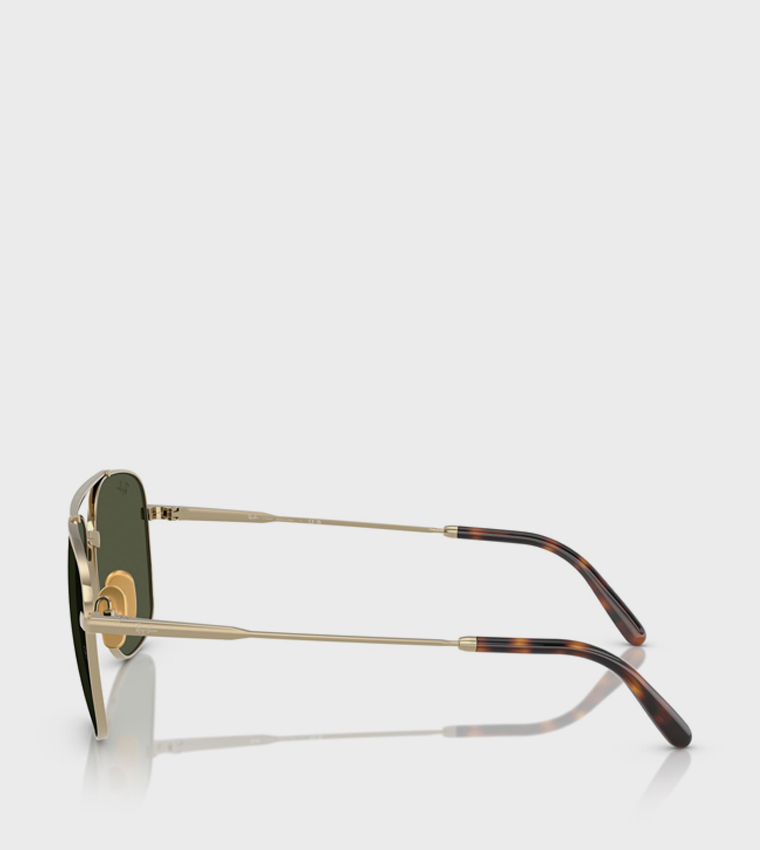 Metal Rim Aviator Sunglasses