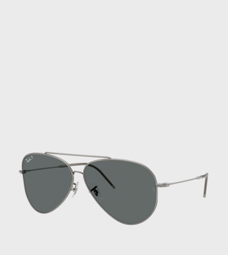 Metal Rim Aviator Sunglasses
