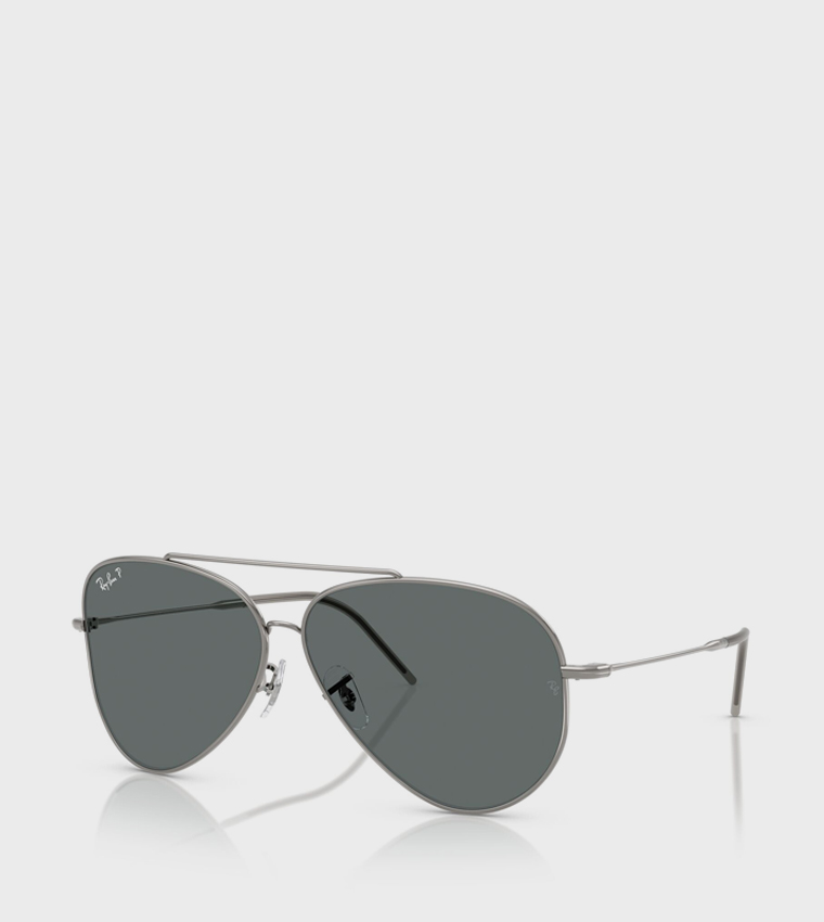 Metal Rim Aviator Sunglasses