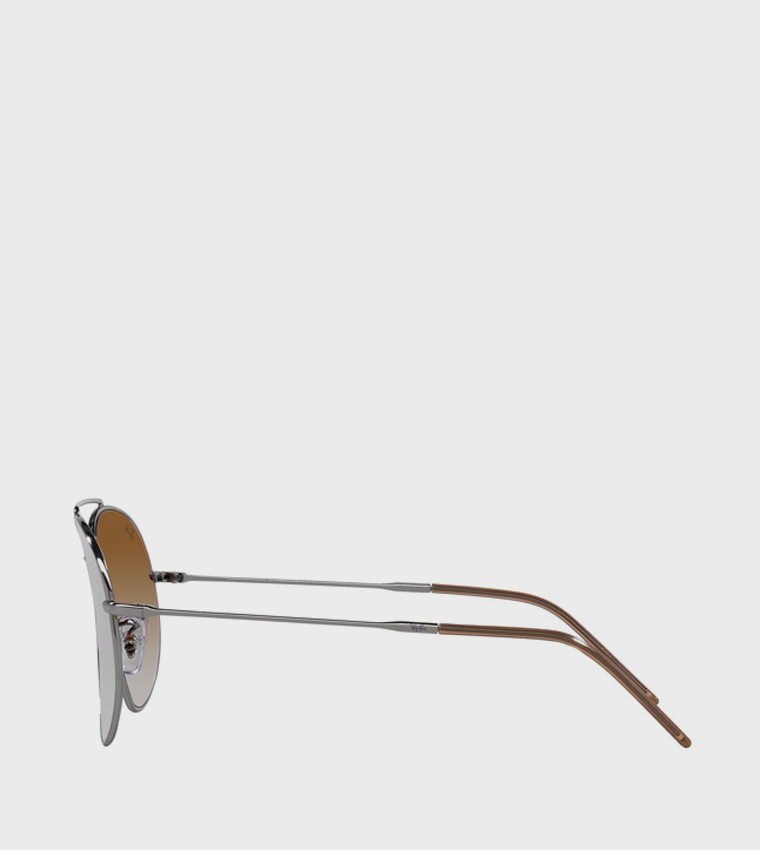 Metal Rim Aviator Sunglasses