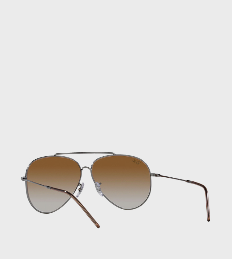 Metal Rim Aviator Sunglasses
