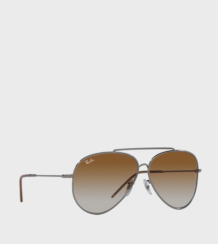 Metal Rim Aviator Sunglasses