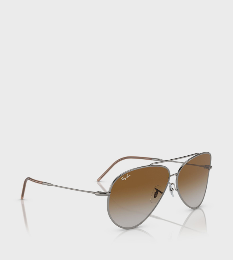 Metal Rim Aviator Sunglasses