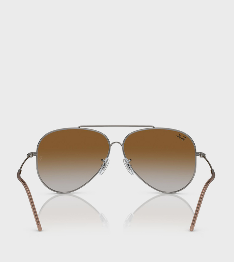 Metal Rim Aviator Sunglasses