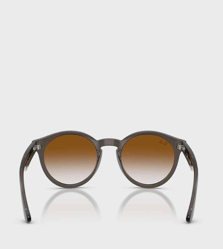 Phantos Full Rim High Bridge Round Sunglasses