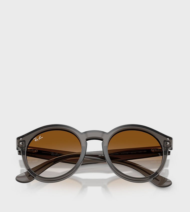 Phantos Full Rim High Bridge Round Sunglasses