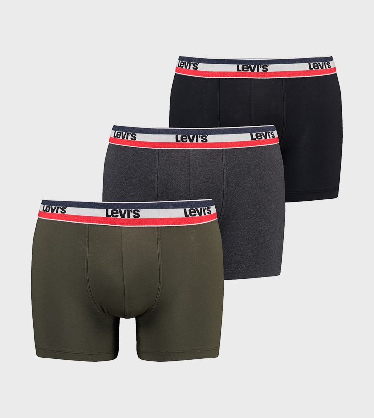 Pack of 3 Logo Waistband Boxer Briefs
