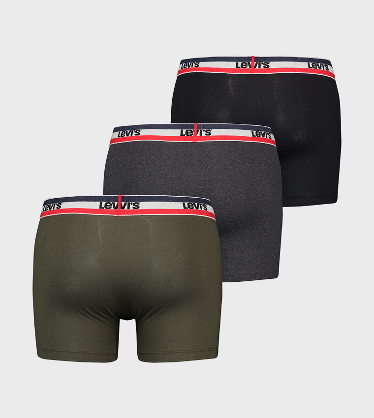 Pack of 3 Logo Waistband Boxer Briefs