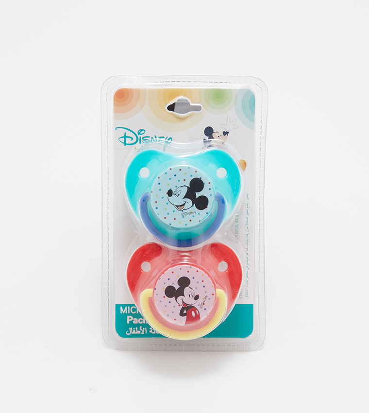 Buy R&B Kids Pack Mickey Mouse Pacifiers In Multiple Colors