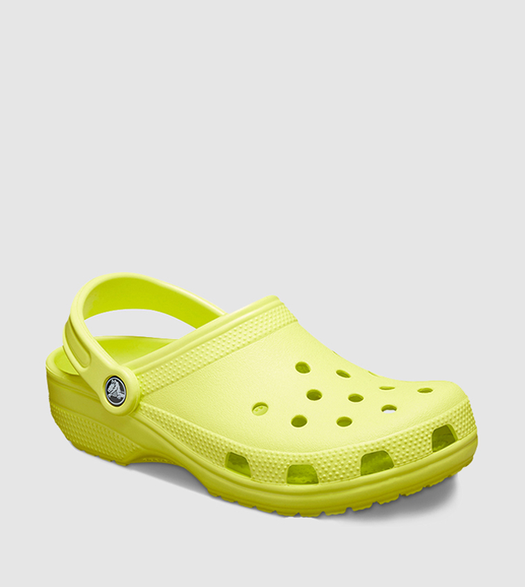 Classic Cut Out Detail Sling Back Clogs