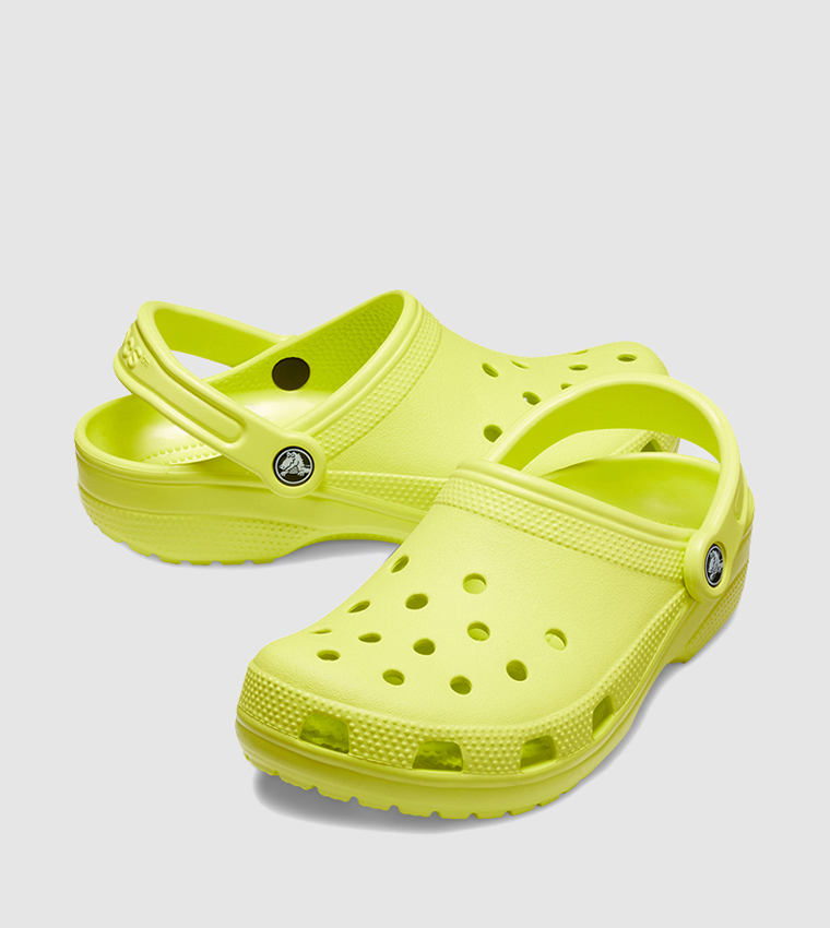 Classic Cut Out Detail Sling Back Clogs