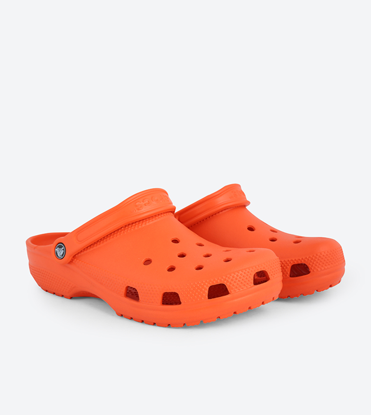Comfortable Classic Clogs - Orange