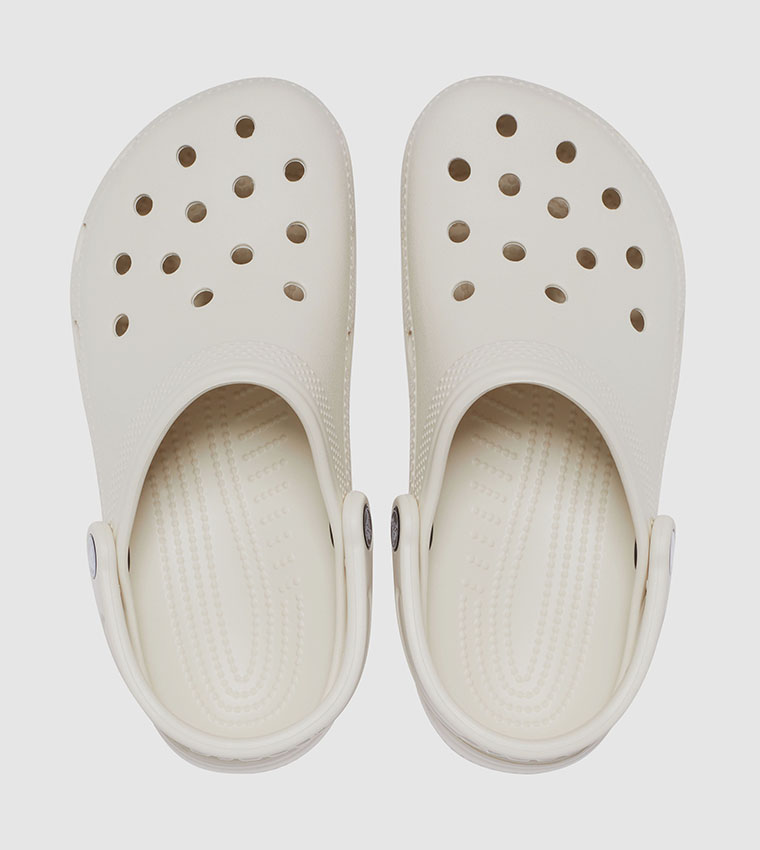 Solid white crocs on sale