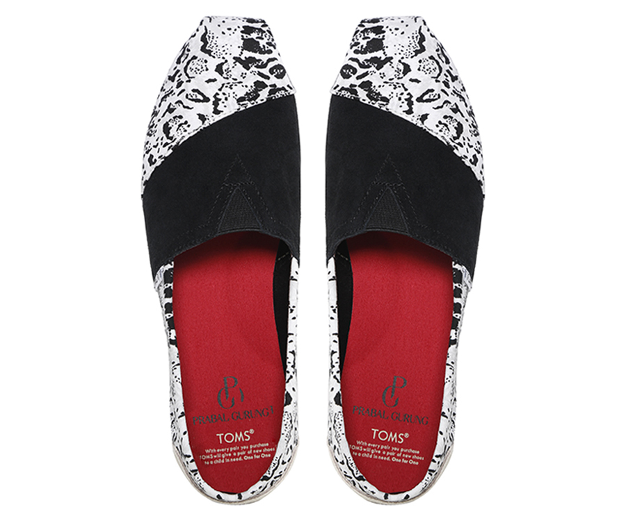 Toms X Prabal Gurung Slipons - White