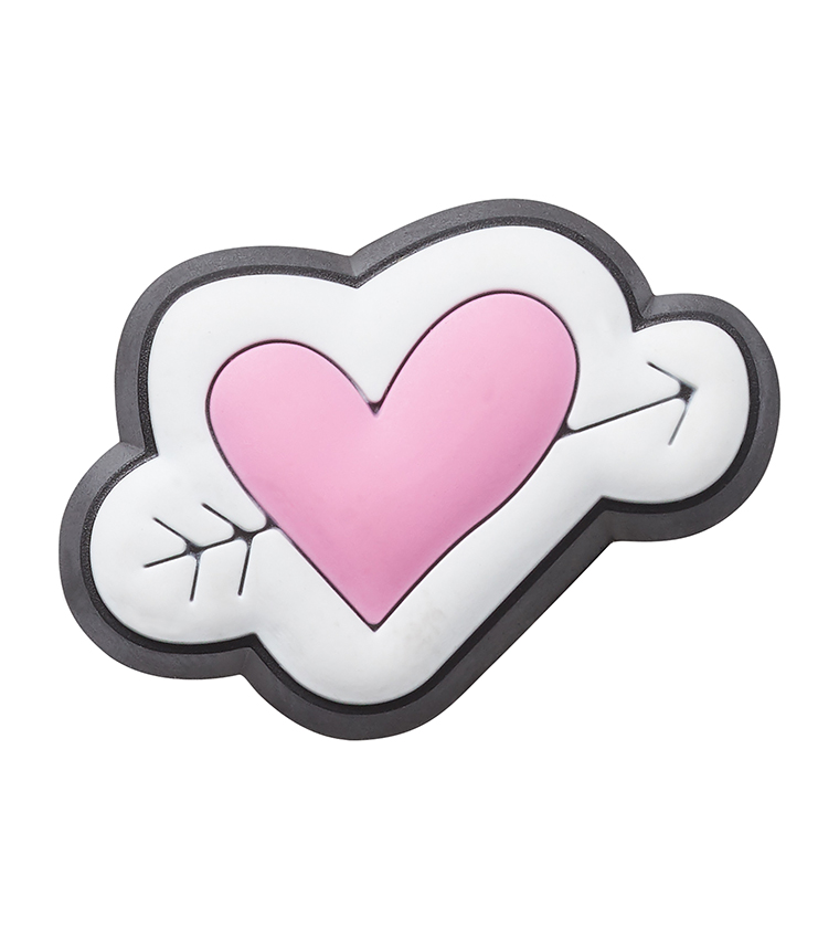 Buy Crocs Heart Sticker Jibbitz In Pink | 6thStreet Oman