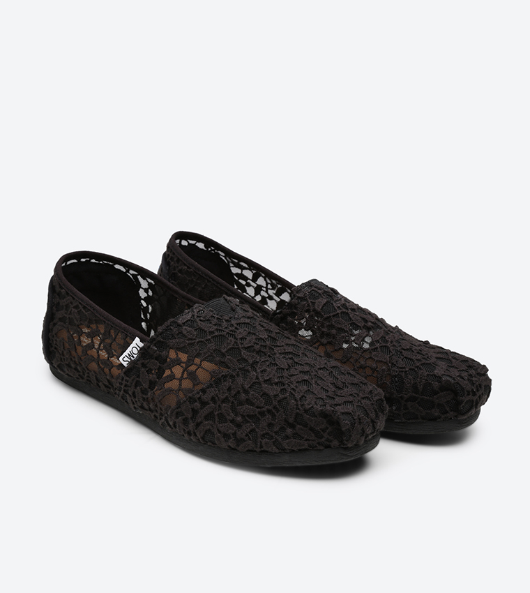 Black lace toms online