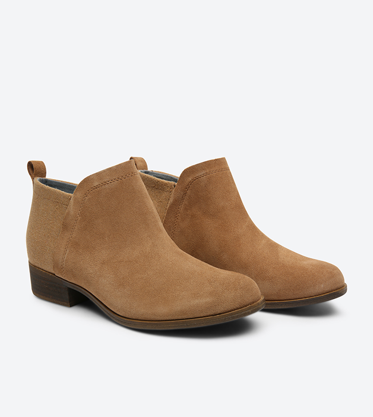 Toms deia clearance booties toffee