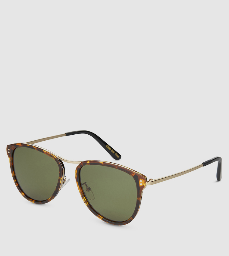 Buy Toms Franco Retro Sunglasses In Gold 6thStreet Bahrain