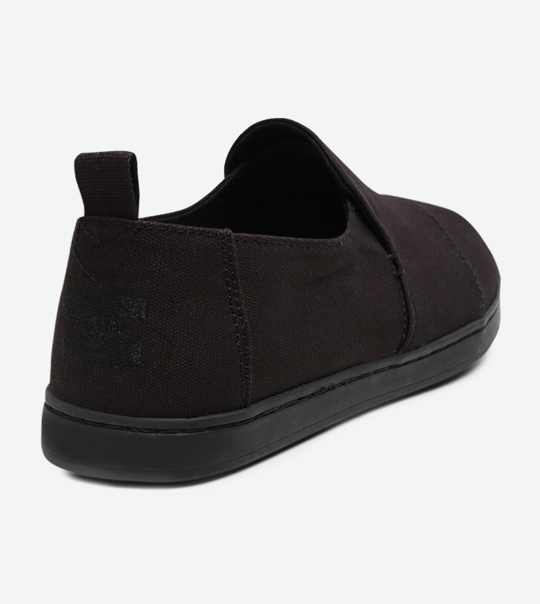Buy Toms Deconstructed Alpargata Slip Ons Black 10011619 In Black