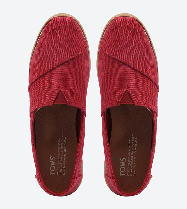 Womens toms alpargata fashion crepe casual shoe