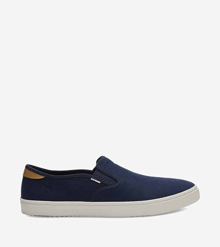 Buy Toms Heritage Baja Slip Ons Topanga Collection Blue In Blue ...