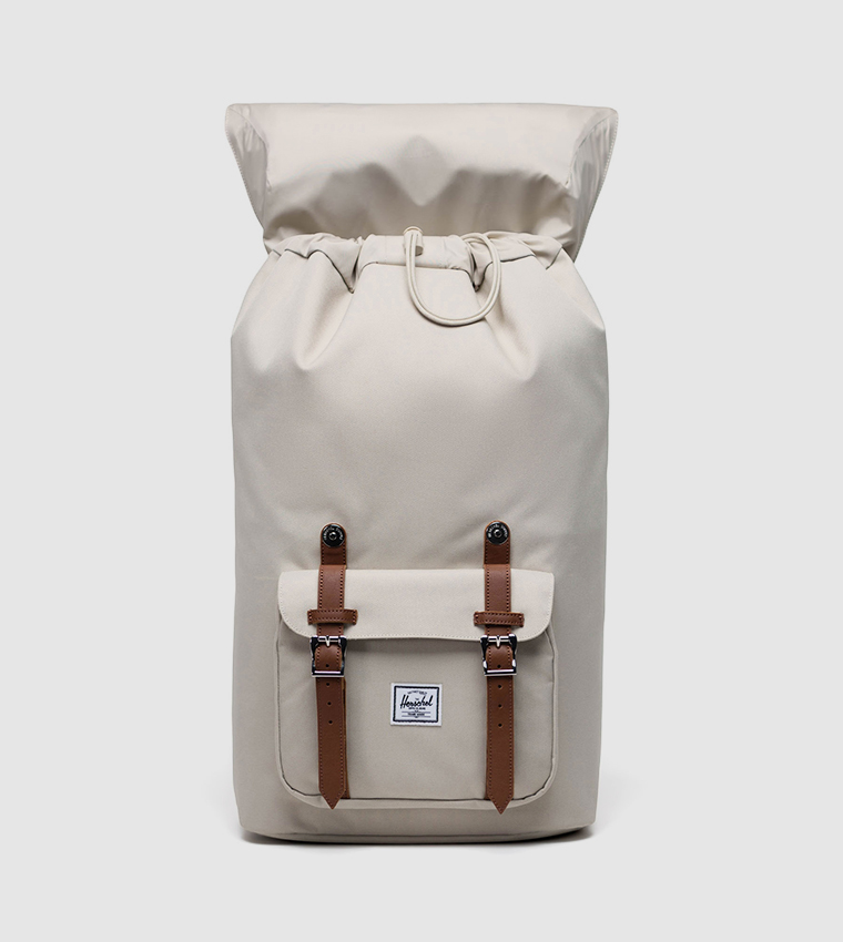 Buy Herschel Little America Backpack With Logo Detail In Beige