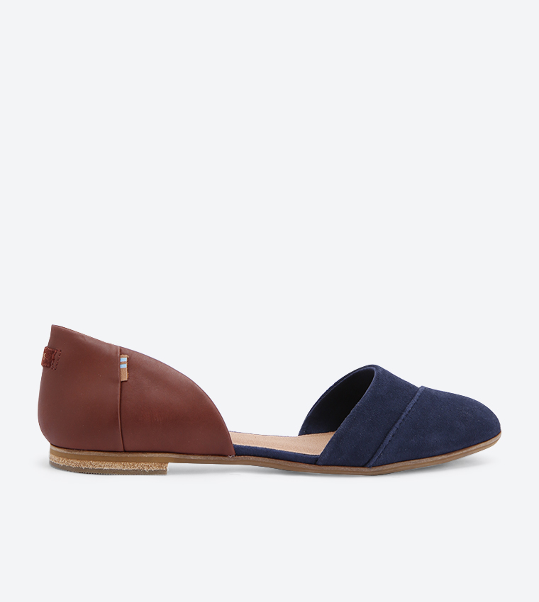 Open toe shop d'orsay flats