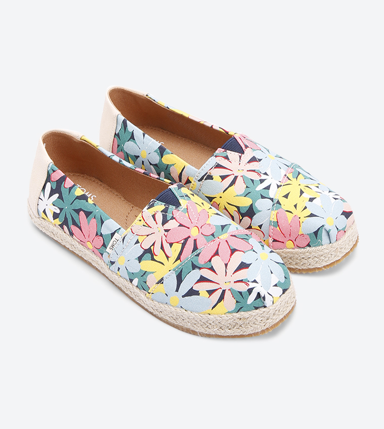 Alpargata Giant Flowers Printed Classics Espadrille - Multi
