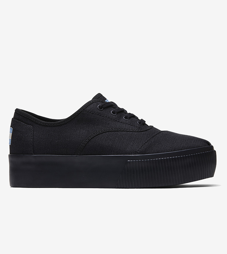 Buy Toms Leopard Lining Cordones Boardwalk Platform Sneakers Black In Black 6thStreet Qatar