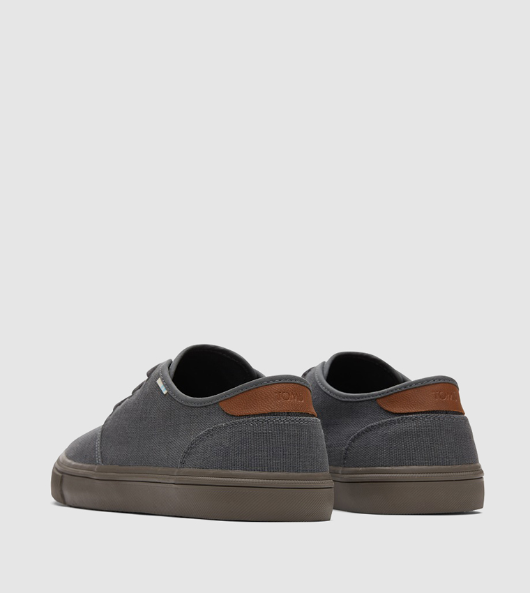 Drizzle grey heritage canvas top mens carlo sneakers topanga collection