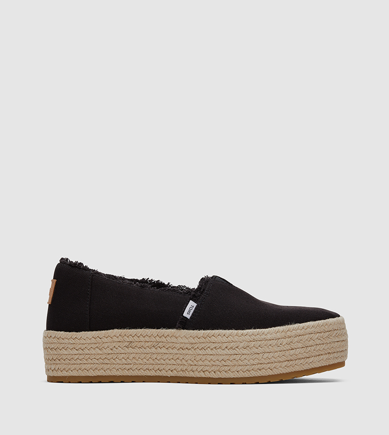Valencia Platform Slip On Espedrilles