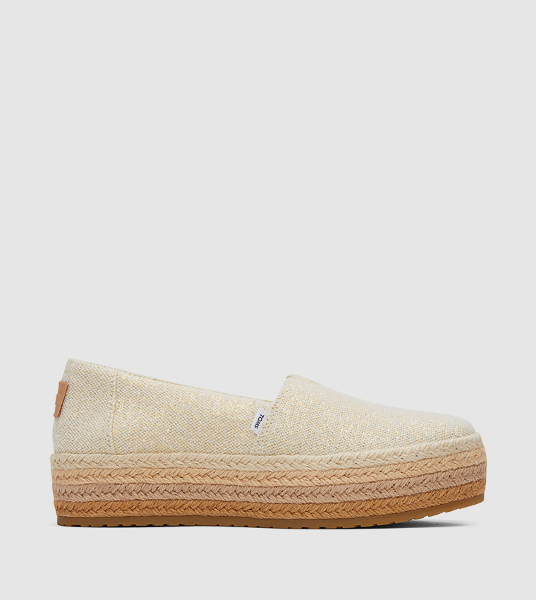 Toms on sale linen espadrille