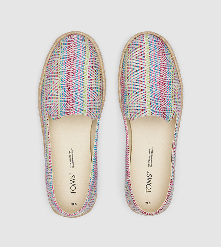 Patterned espadrilles store