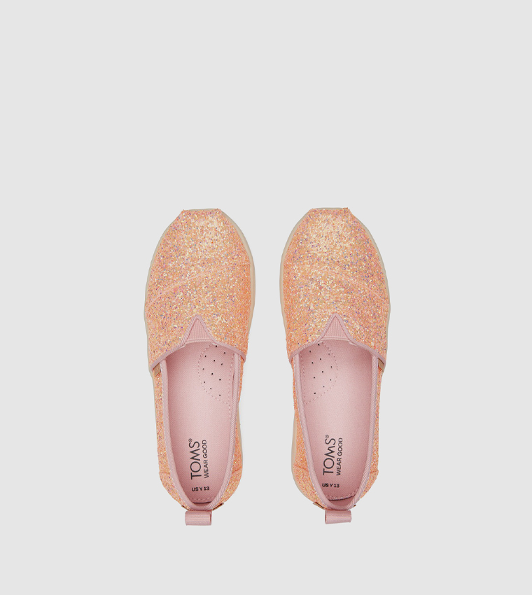 ALPARGATA Glitter Slip-On Shoes