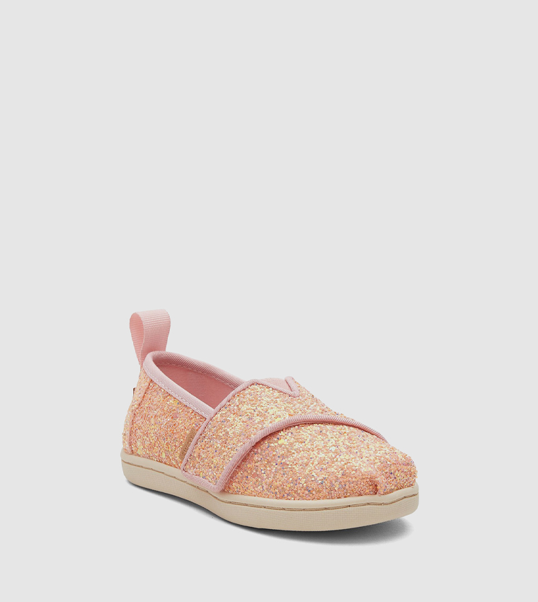 Pink store glitter toms