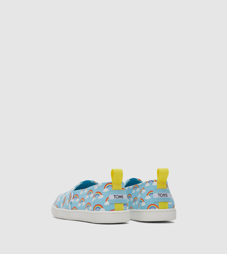 ALPARGATA Rainbow Printed Slip-On Shoes