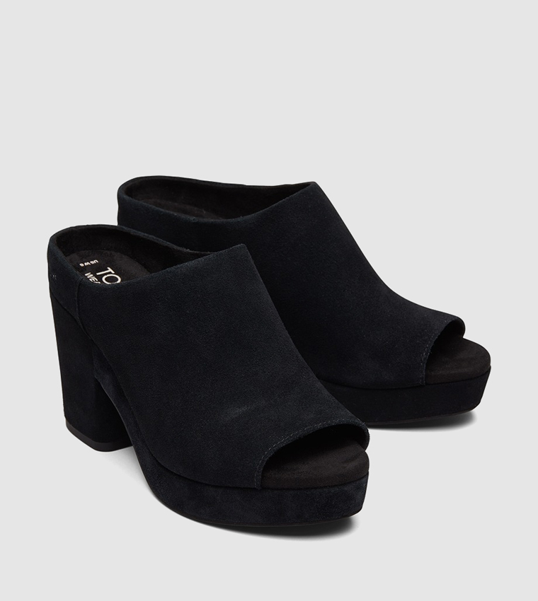 Toms suede sale mules