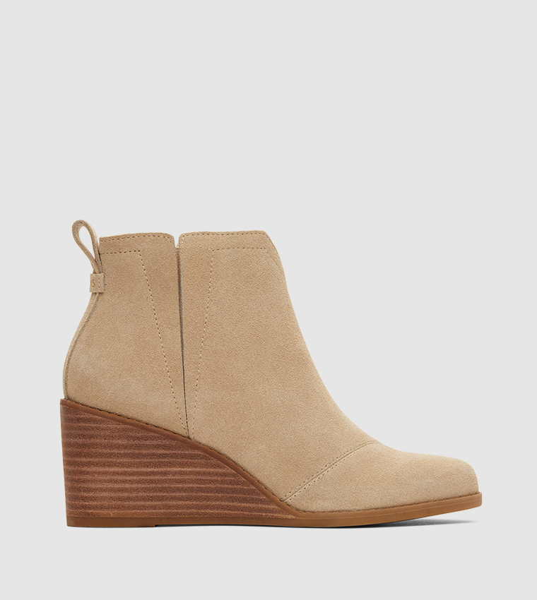 CLARE Round Toe Ankle Boots