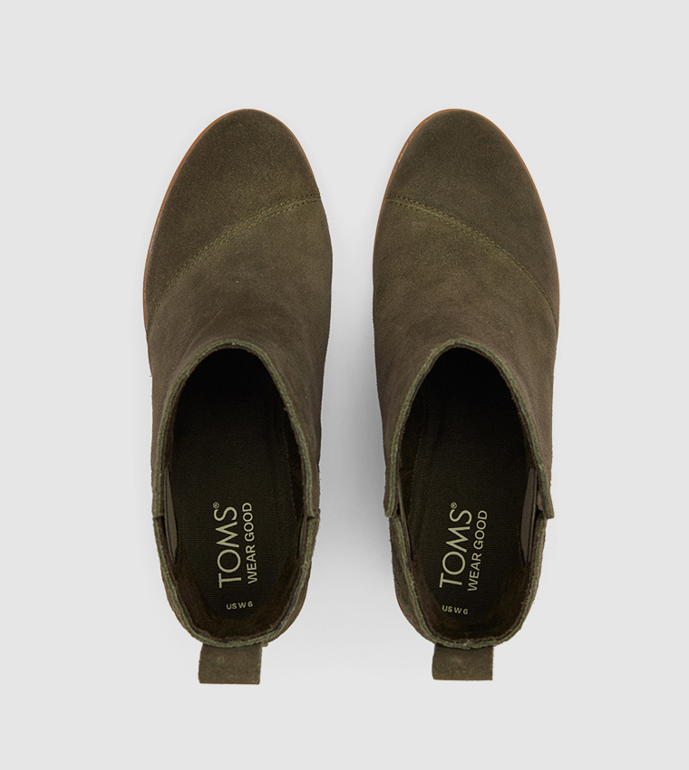 بوت للكاحل بمقدمة مستديرة 