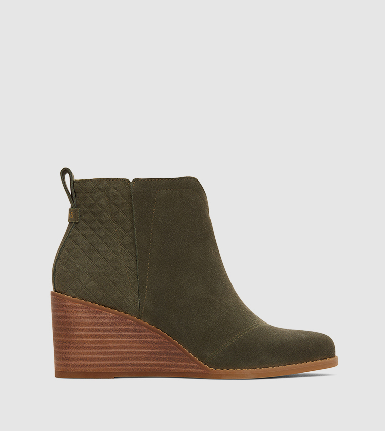 بوت للكاحل بمقدمة مستديرة 