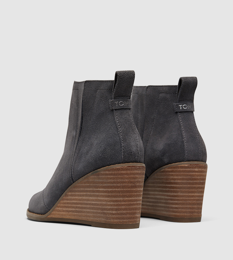 CLARE Round Toe Ankle Boots