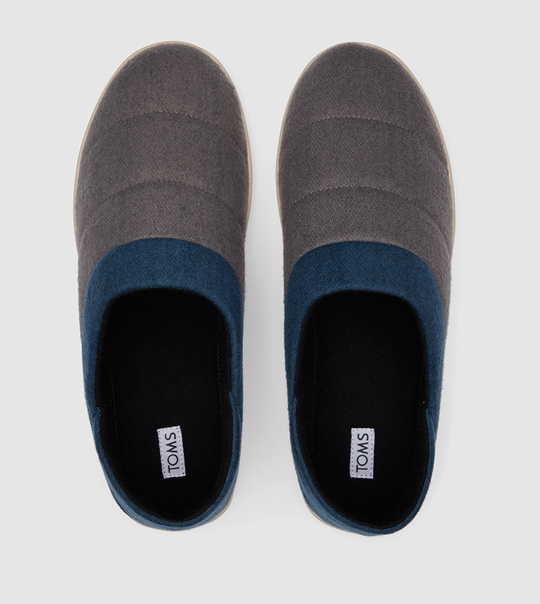 Buy Toms EZRA Quilted Slip On Shoes In Grey | 6thStreet UAE